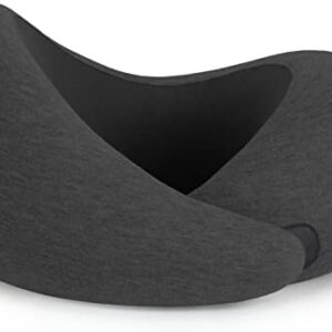 Ostrichpillow Go Neck Pillow - Premium Memory Foam Travel Pillow, 360º Ergonomic Design, Asymmetrical Sides, Travel Bag Included, Washable Modal Cover