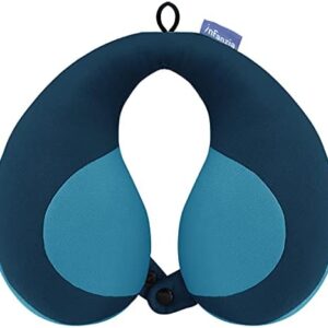 INFANZIA Chin Supporting Travel Neck Pillow, Comfortably Supports and Prevent Head from Falling Forward - Gifts for Toddler/Child/Kids, Blue