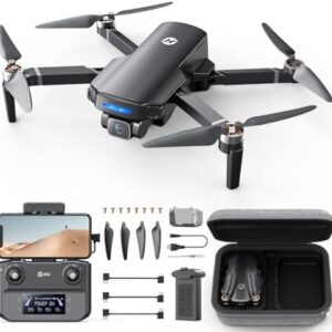 Holy Stone GPS Drone with 4K UHD Camera for Adults Beginner; HS360S 249g Foldable FPV RC Quadcopter with 10000 Feet Control Range, Brushless Motor, Follow Me, Smart Return Home, 5G Transmission
