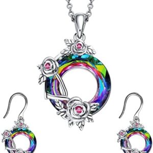 Women Necklace Sets Gold Silver Plated Jewelry Gift for Wedding Bridal Bridesmaid: Clothing, Shoes & Accessories
