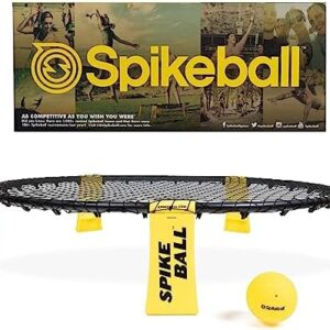Spikeball The Original Kit 1-Ball - Outdoor Sports, Family, & Yard Games - Includes 1 Ball, 1 Net, Drawstring Bag & Rules